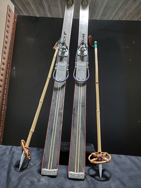 Cross-country skis & poles