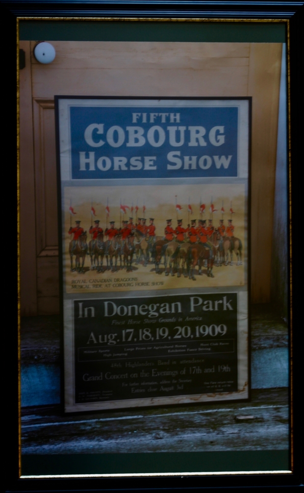 1909 framed photo of poster for Horse Show