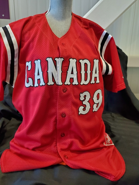 1992 Team Canada Marty Kernaghan softball jersey