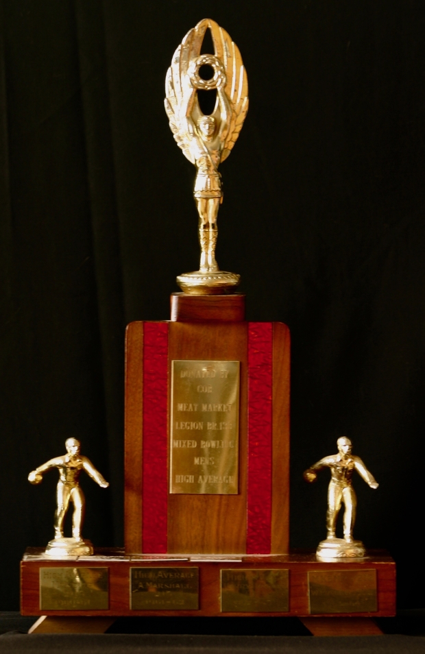 1966-1988 Cobourg Legion Mixed Bowling trophy