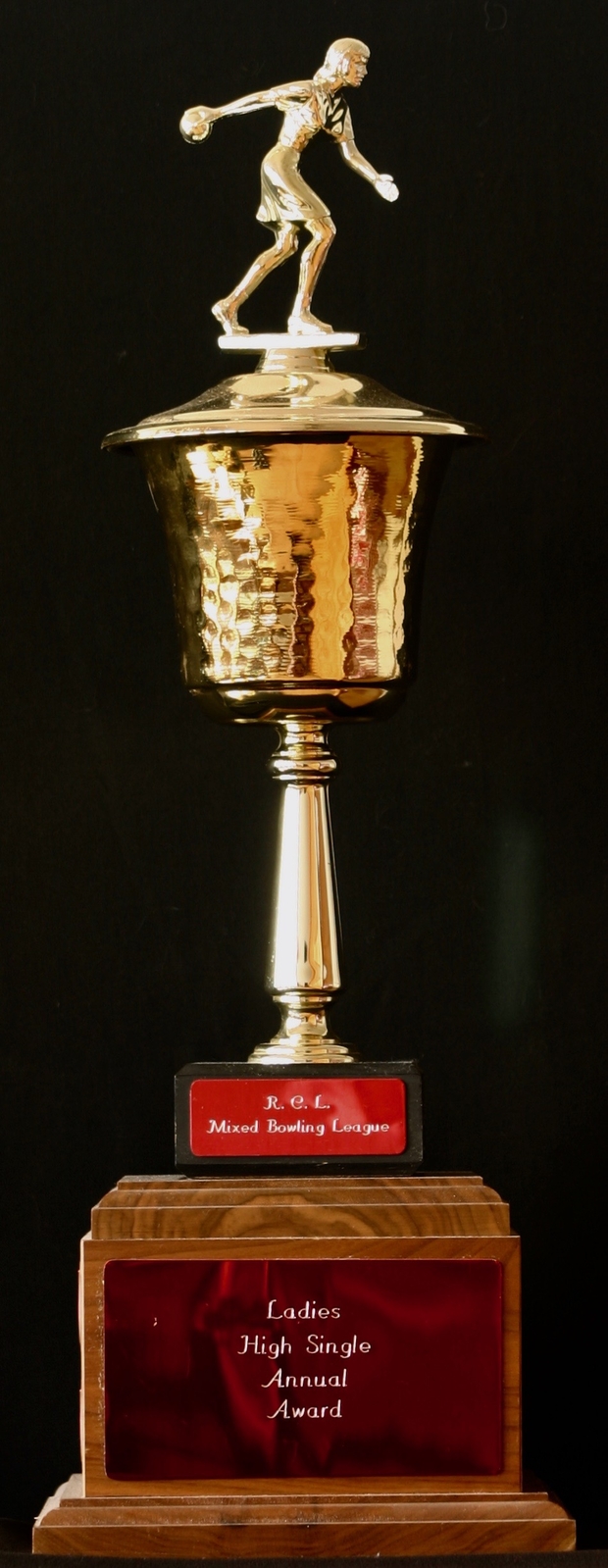 1982-1988 Cobourg Legion Mixed Bowling trophy
