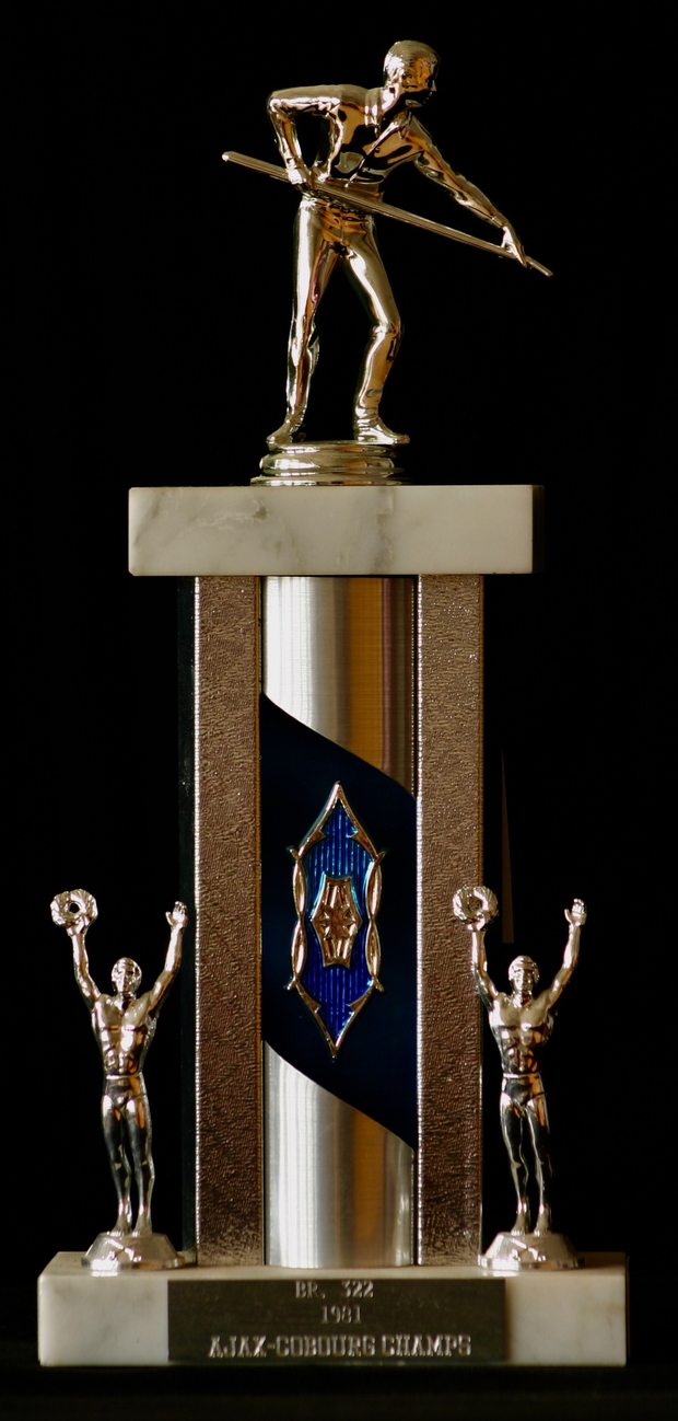 1981 Cobourg Legion Billiards trophy