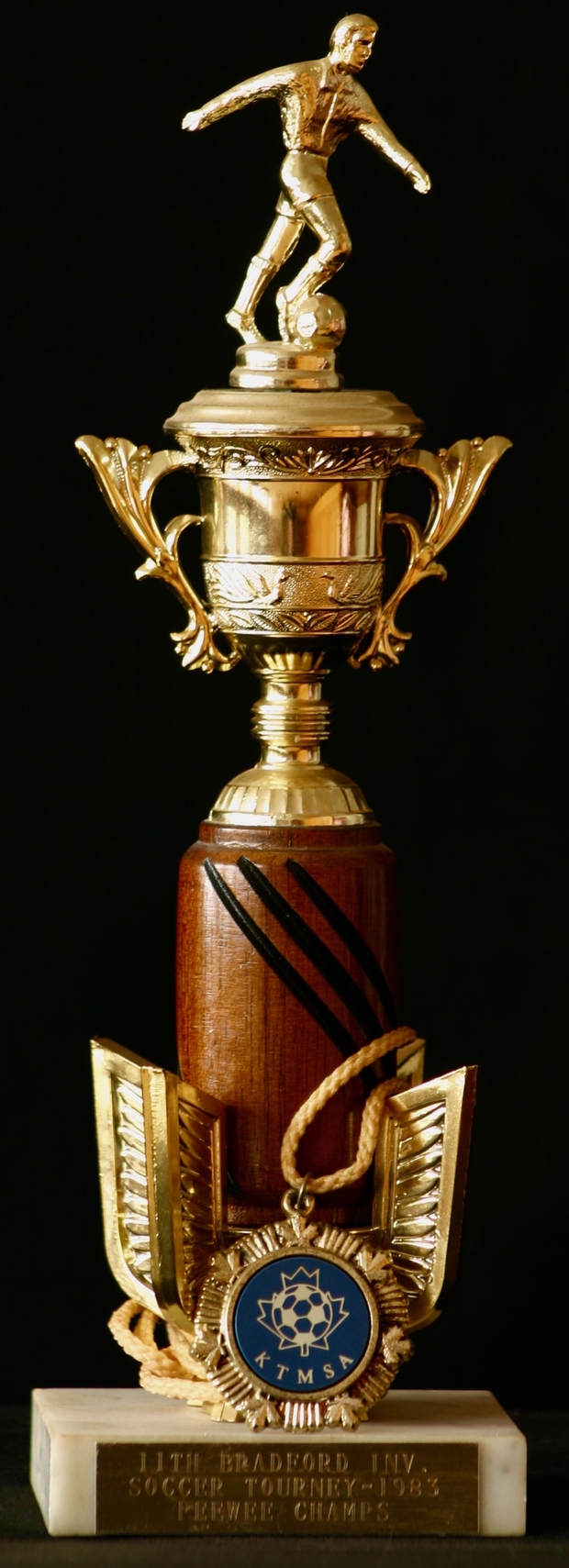 1983 Cobourg Legion Soccer trophy PeeWee champs