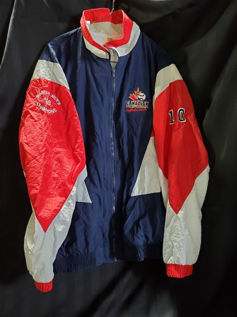 1998 Cold Springs Cats nylon softball jacket