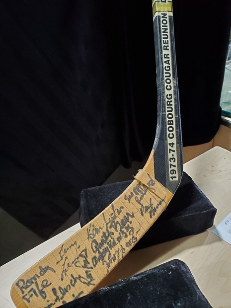 Cobourg Cougars hockey stick