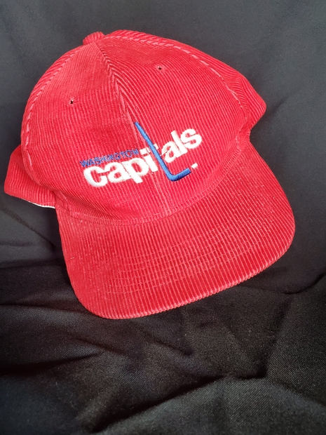 Gord Brooks ball cap with Washington Capitals
