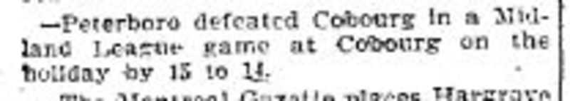 1900-05-26 Baseball -Cobourg vs Peterboro