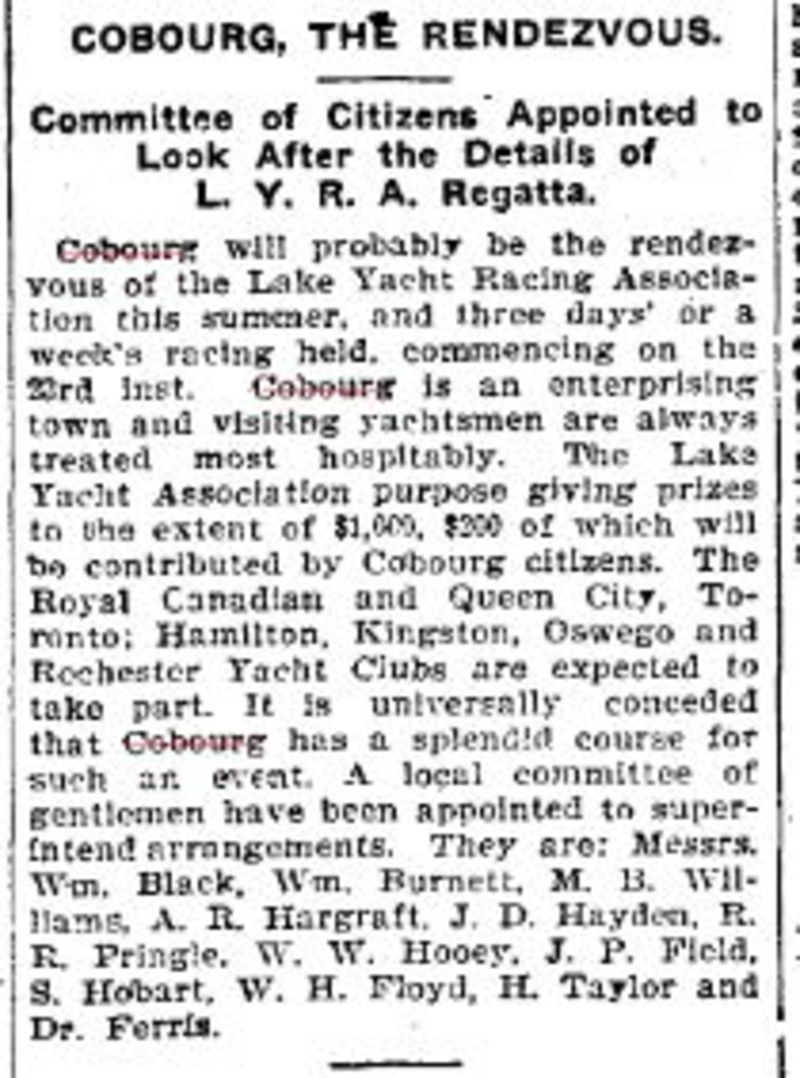 1900-07-10 Yacht Racing -Rendezvous preparations