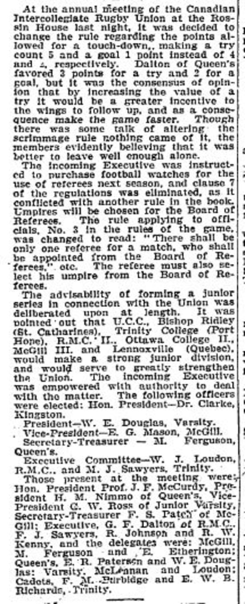 1900-11-17 Football -Rules change