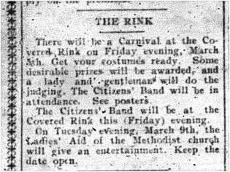 1909-02-26 Facilities -Covered Rink