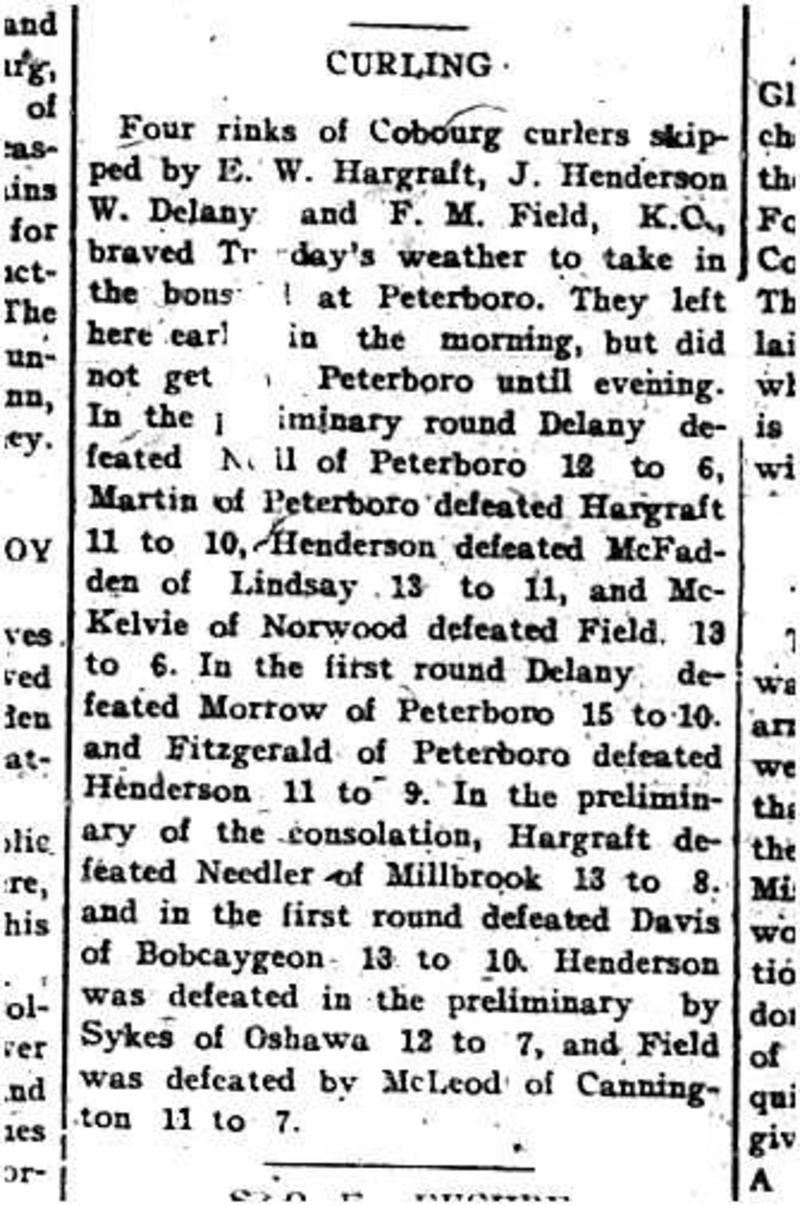 1916-02-05 Curling