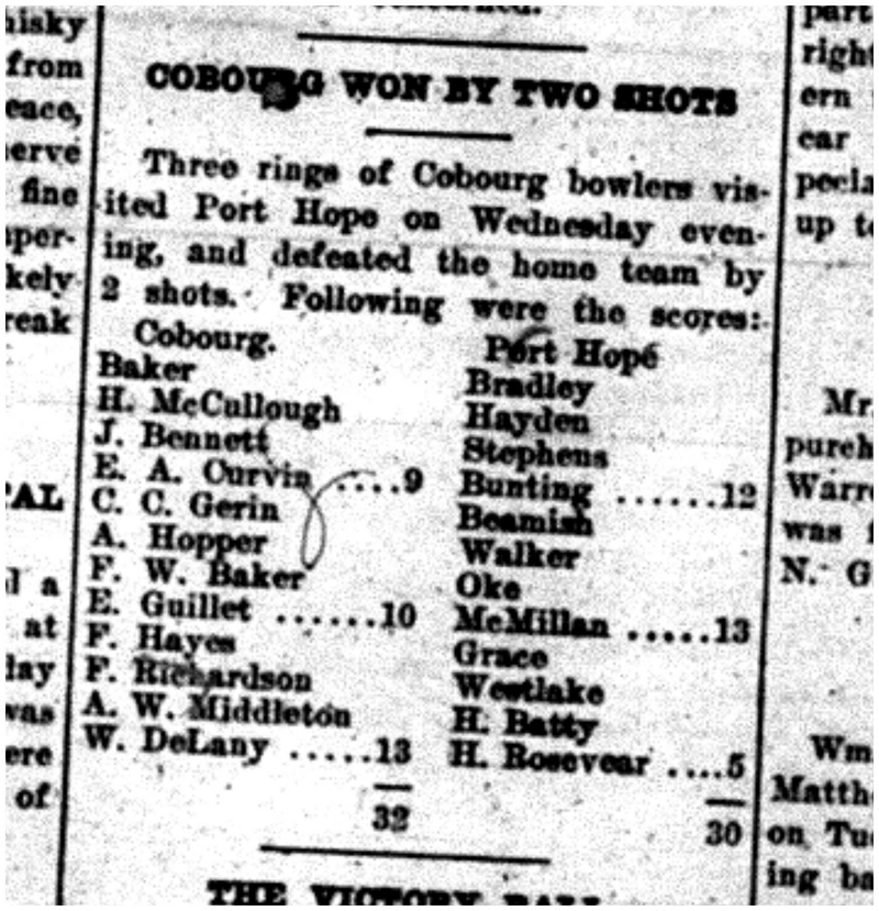 1919-07-26 Lawn Bowling