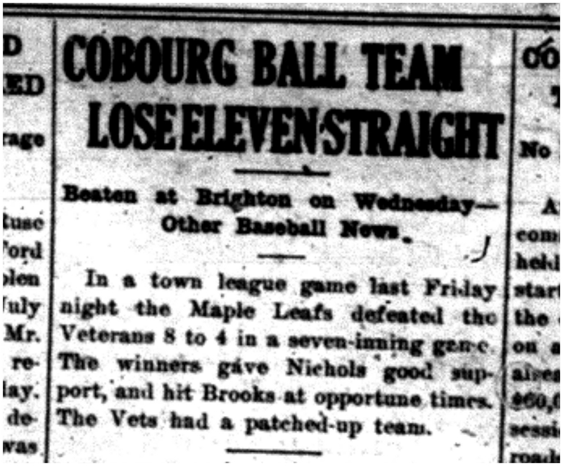 1919-08-03 Baseball -Central League score