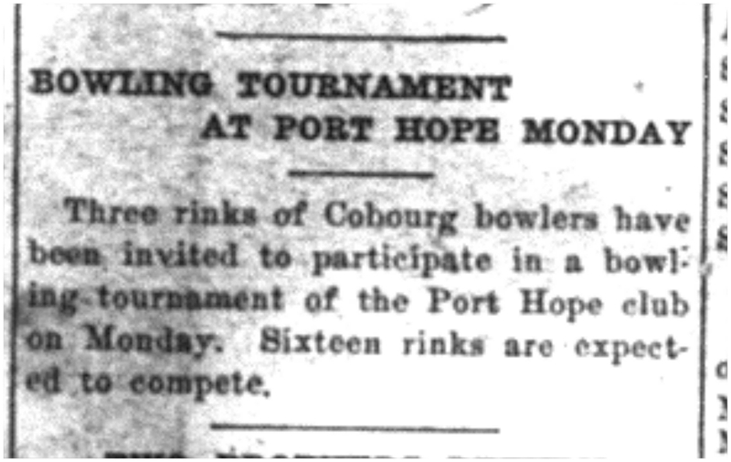 1919-08-29 Lawn Bowling