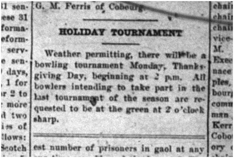 1919-10-10 Lawn Bowling