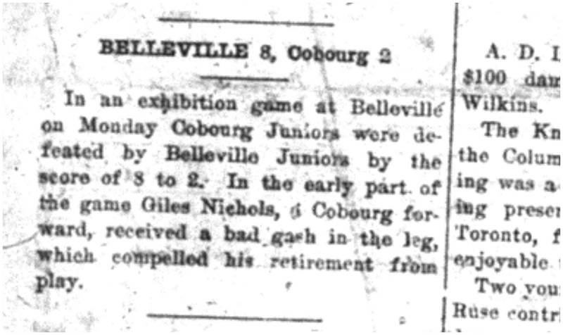 1920-01-01 Hockey -Junior exhibition