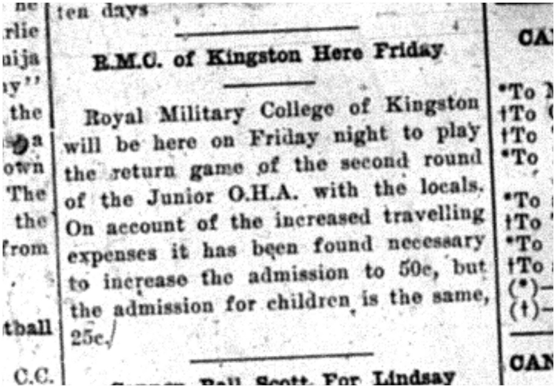 1920-02-12 Hockey -Intermediates