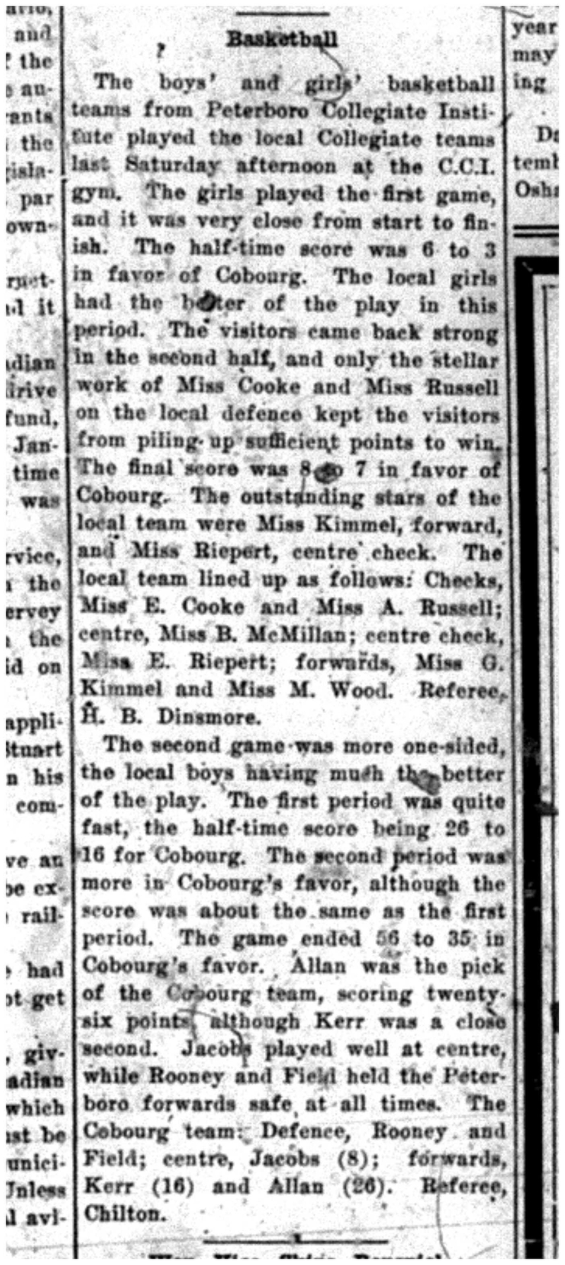 1920-03-11 School -CCI-Basketball