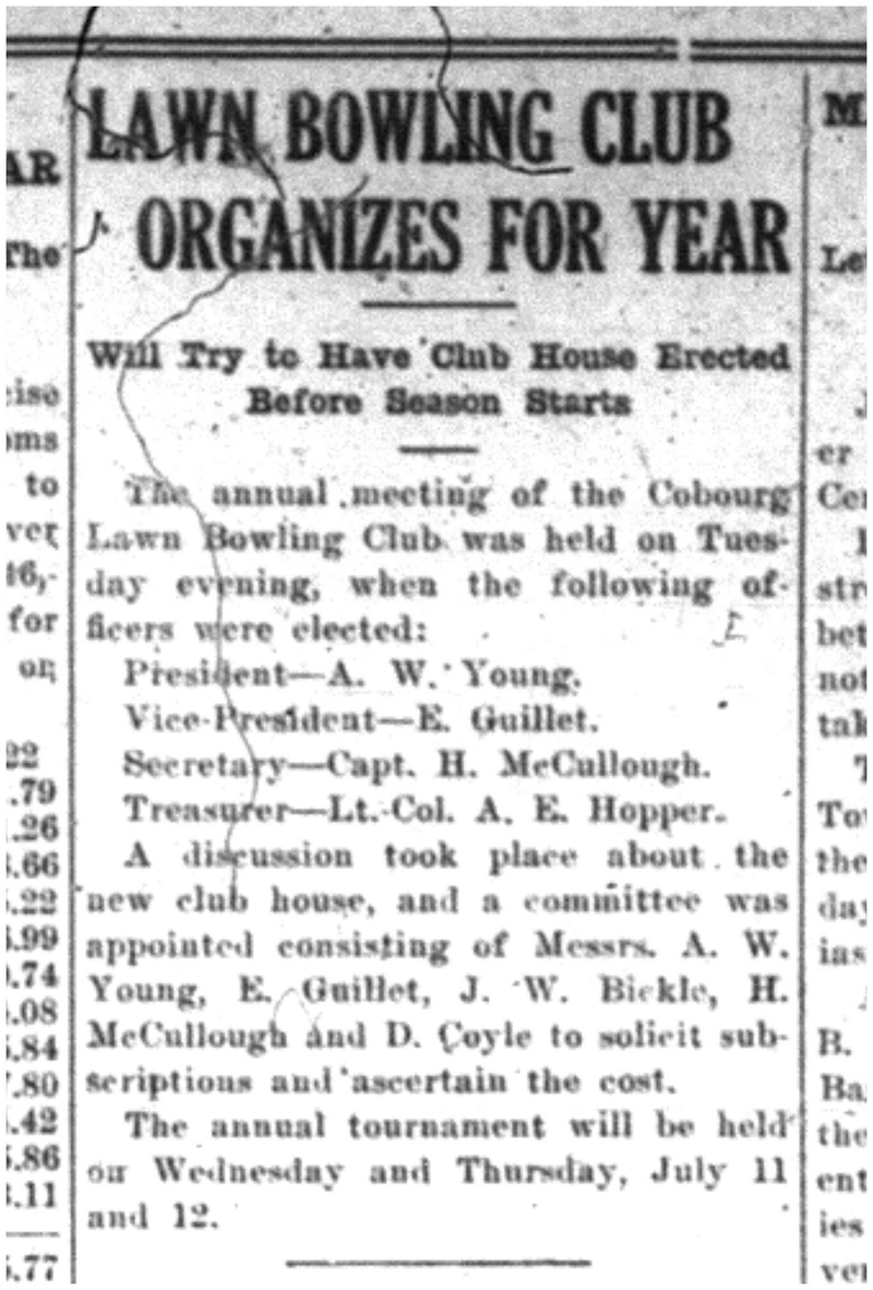 1923-04-05 Lawn Bowling