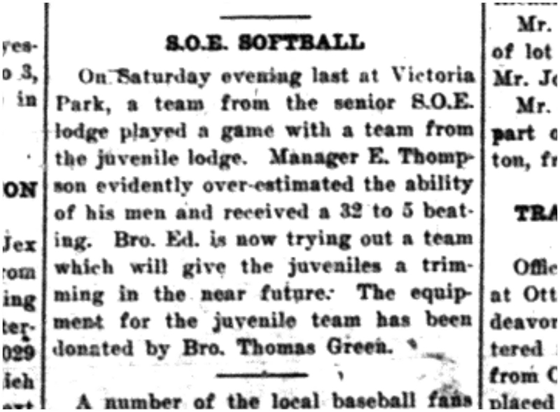 1925-06-25 Softball
