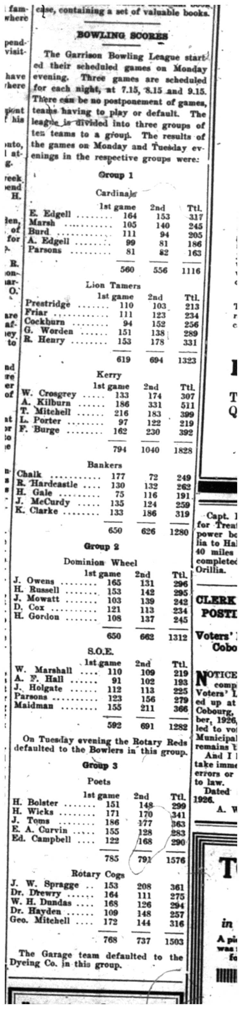 1926-11-04 Bowling