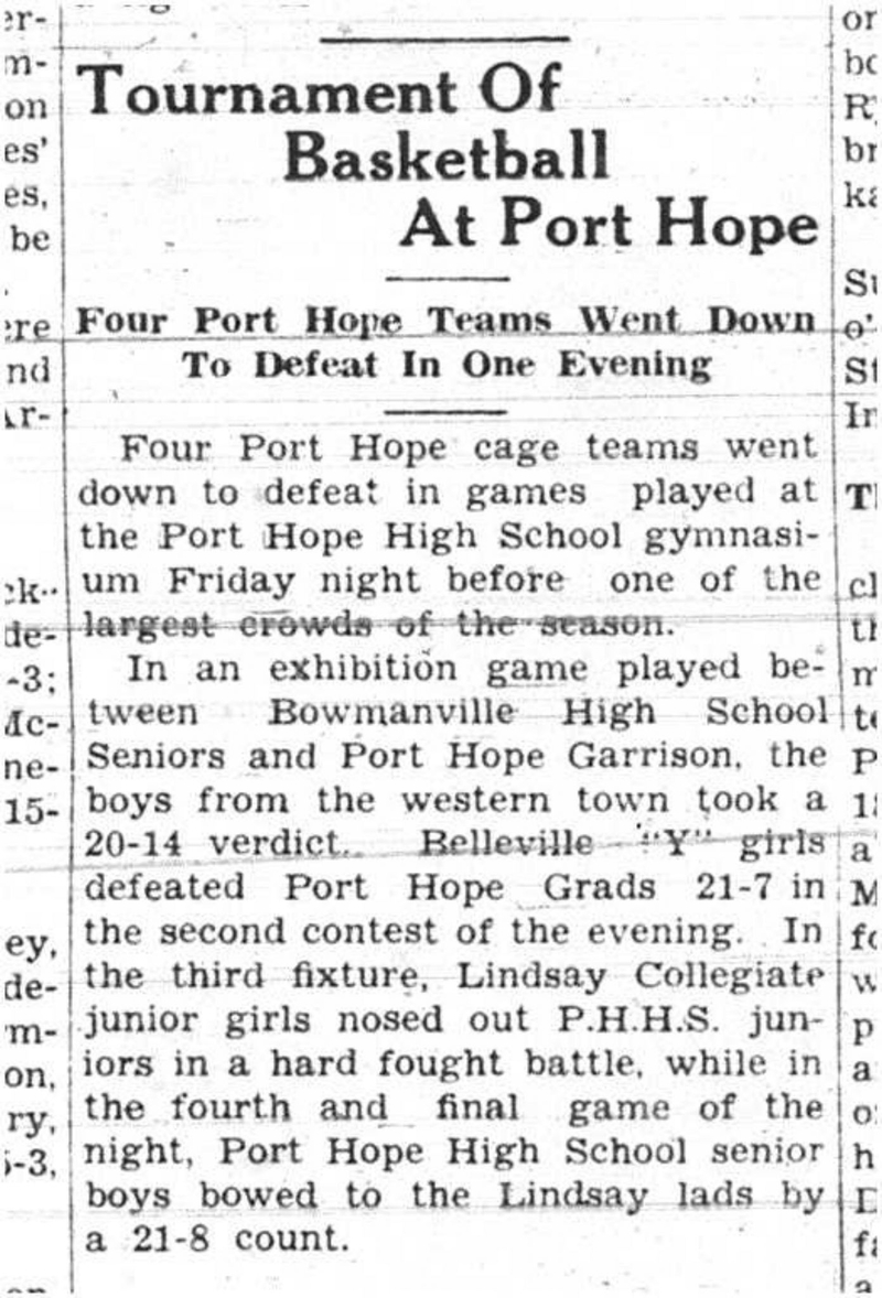 1928-03-31 School -Basketball Tourney