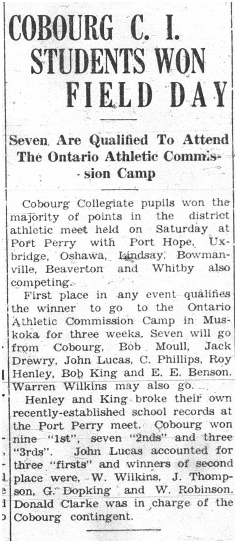 1937-05-27 School -CCI Field Day