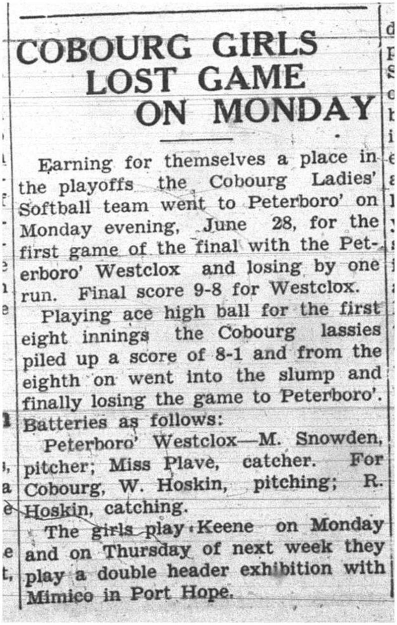 1937-07-01 Softball - Girls