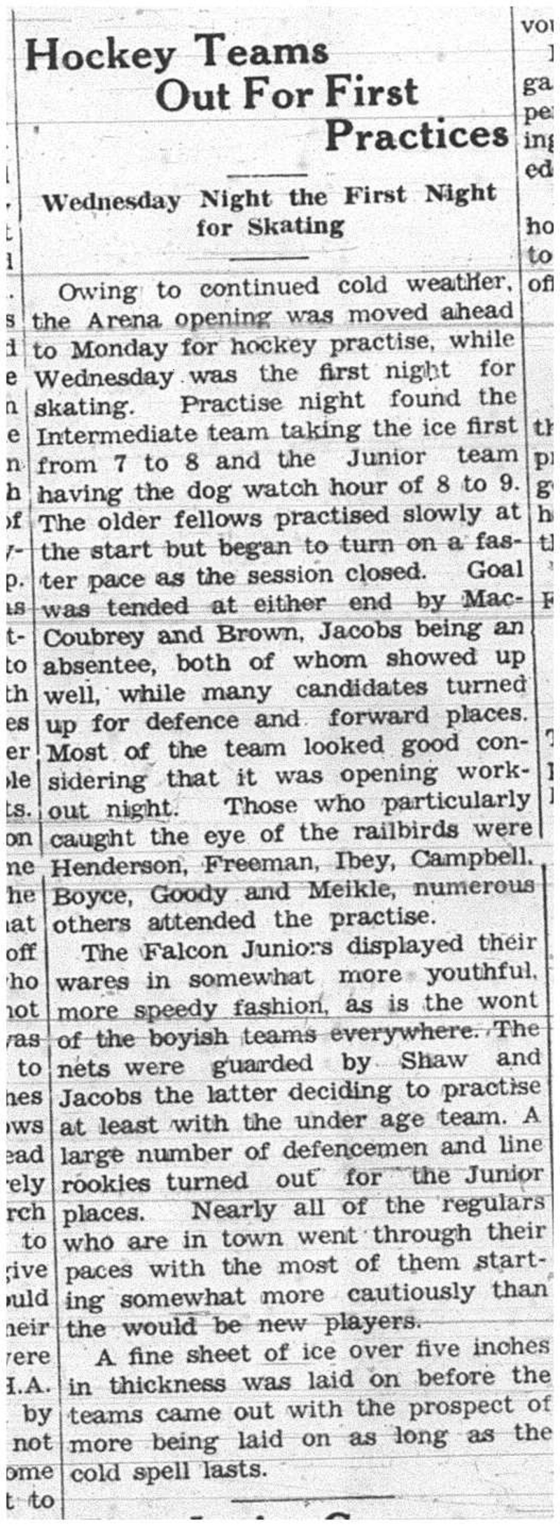 1937-12-16 Hockey -Intermediates-Juniors