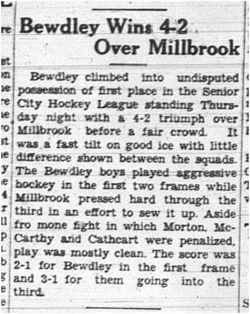 1938-01-20 Hockey -Senior City League