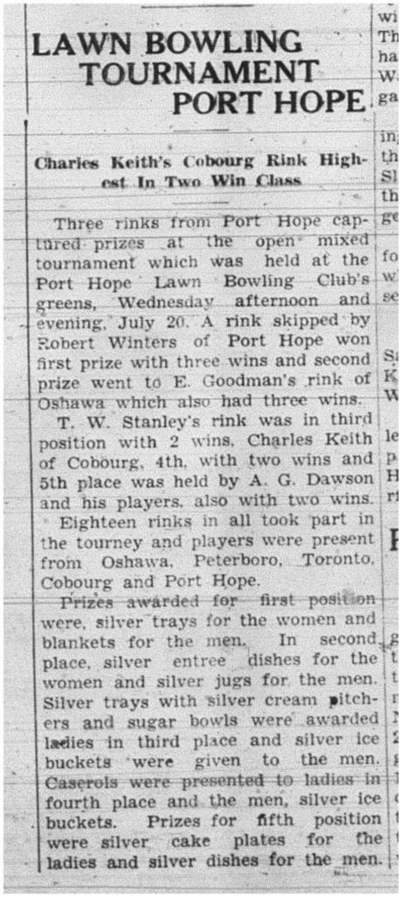 1938-07-28 Lawn Bowling -PH Tourney