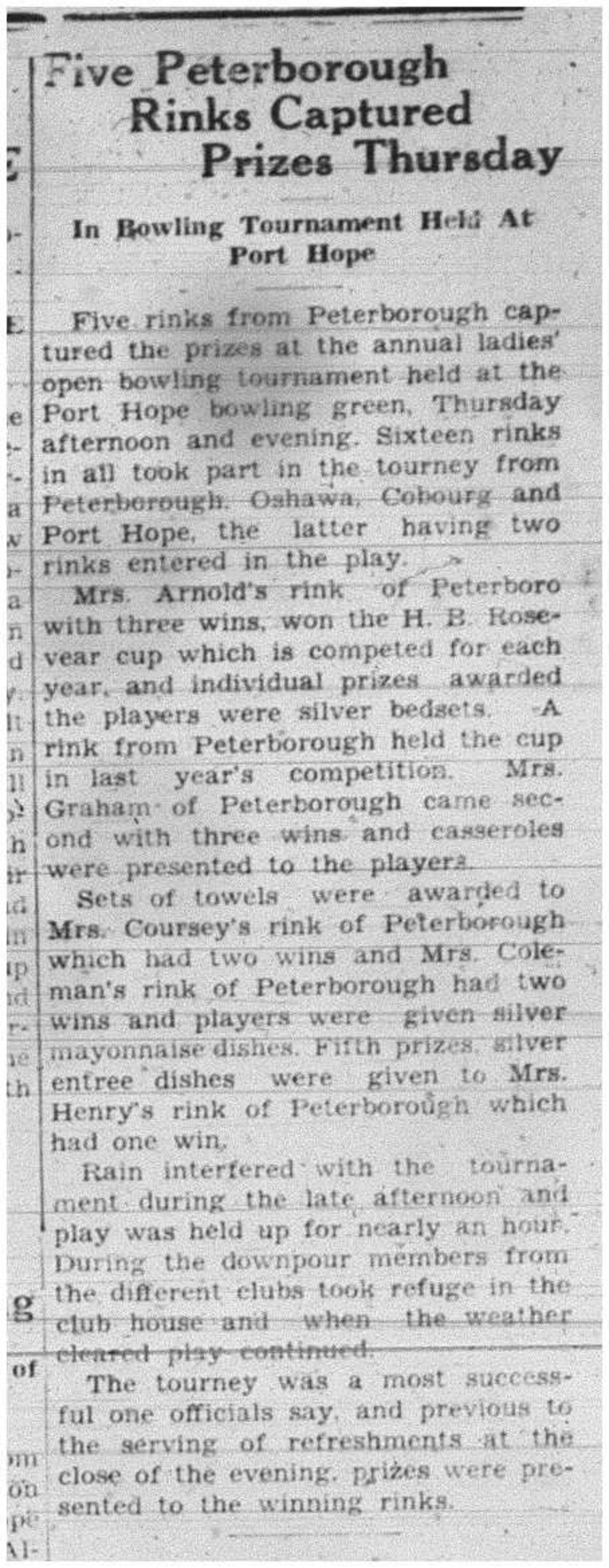 1938-08-11 Lawn Bowling -PH tourney