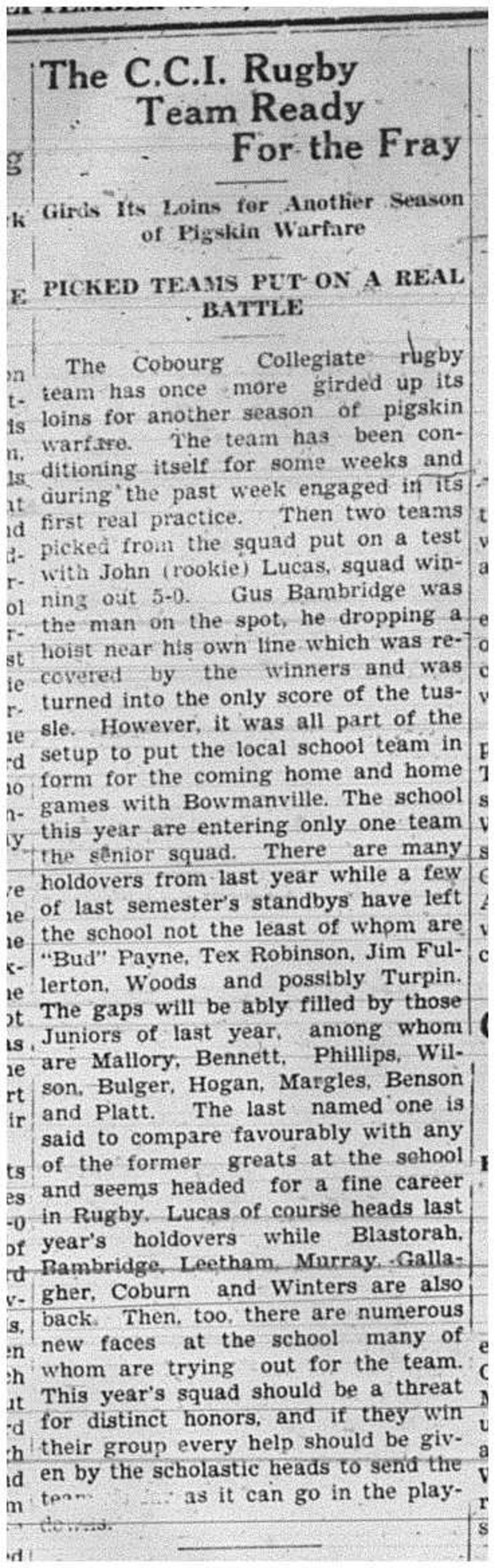 1938-09-29 School -CCI Football