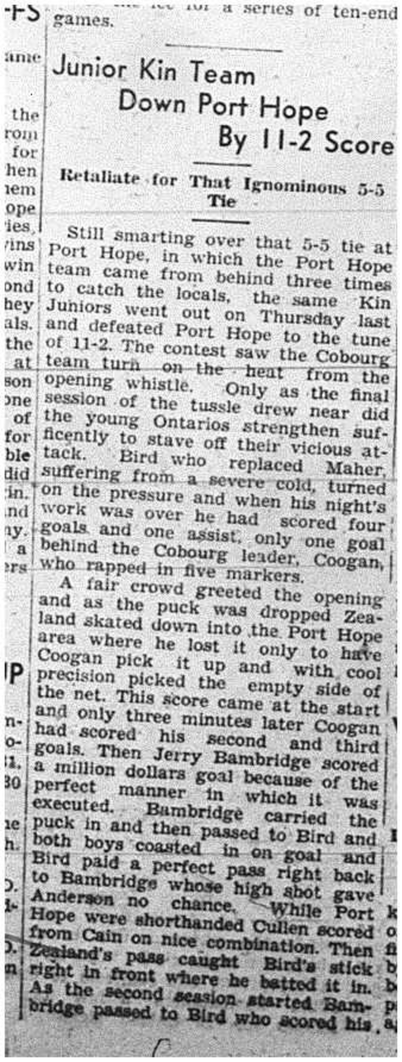 1940-02-08 Hockey -Kin Juniors vs PH