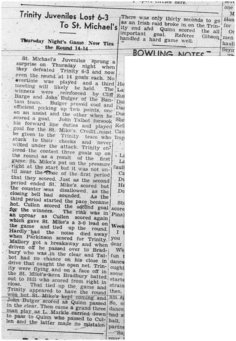 1940-03-28 Hockey -CCHL Juvenile Playoff