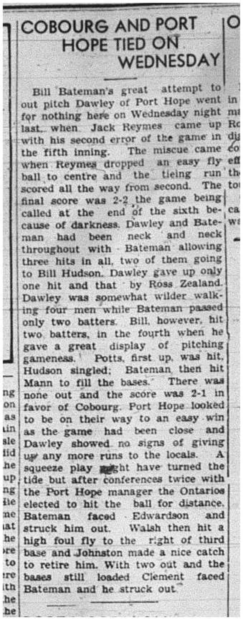 1940-08-29 Baseball -Intermediates vs PH