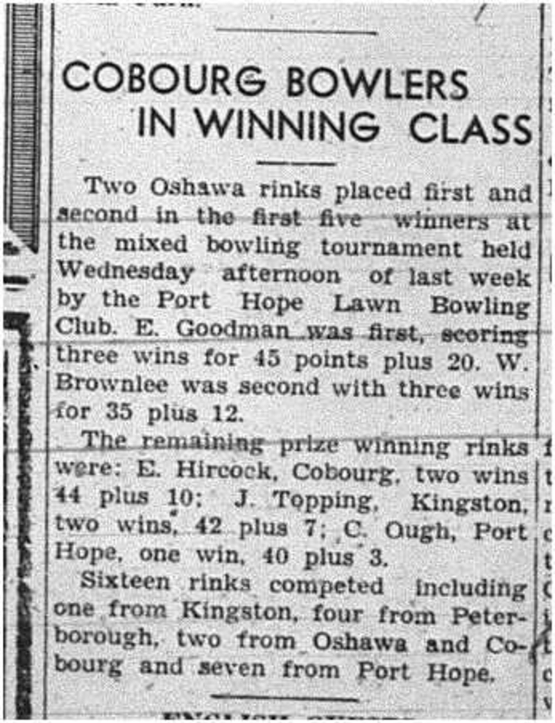 1941-07-31 Lawn Bowling -Mixed PH Tourney