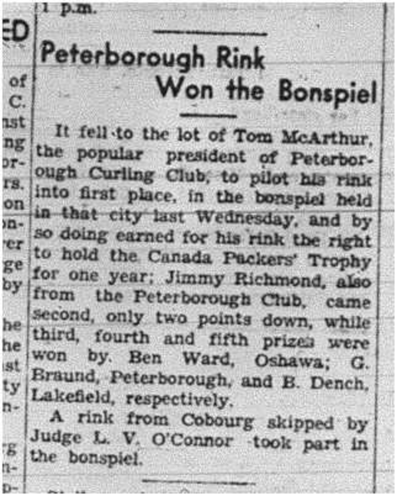 1942-02-19 Curling -Bonspiel