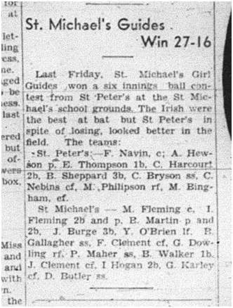 1942-06-04 Softball -girls