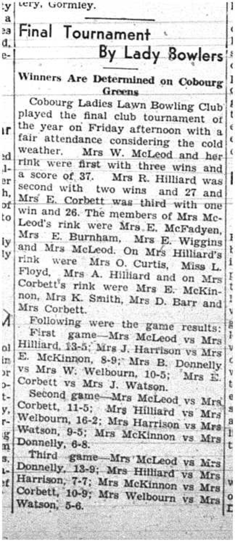 1942-10-01 Lawn Bowling