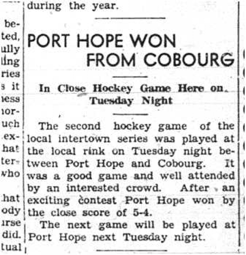 1943-01-21 Hockey - InterTown