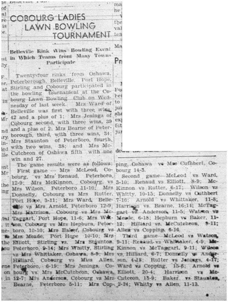 1943-09-30 Lawn Bowling