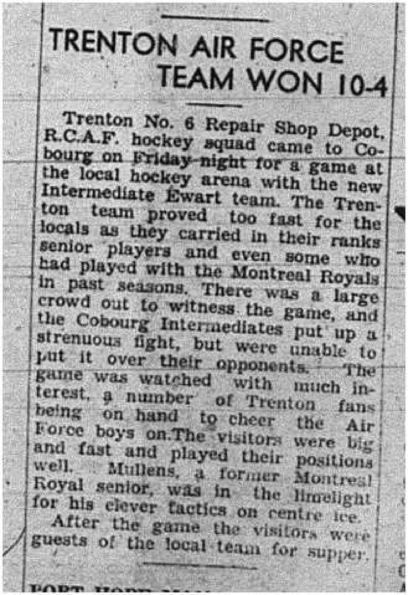 1945-01-25 Hockey - Intermediate
