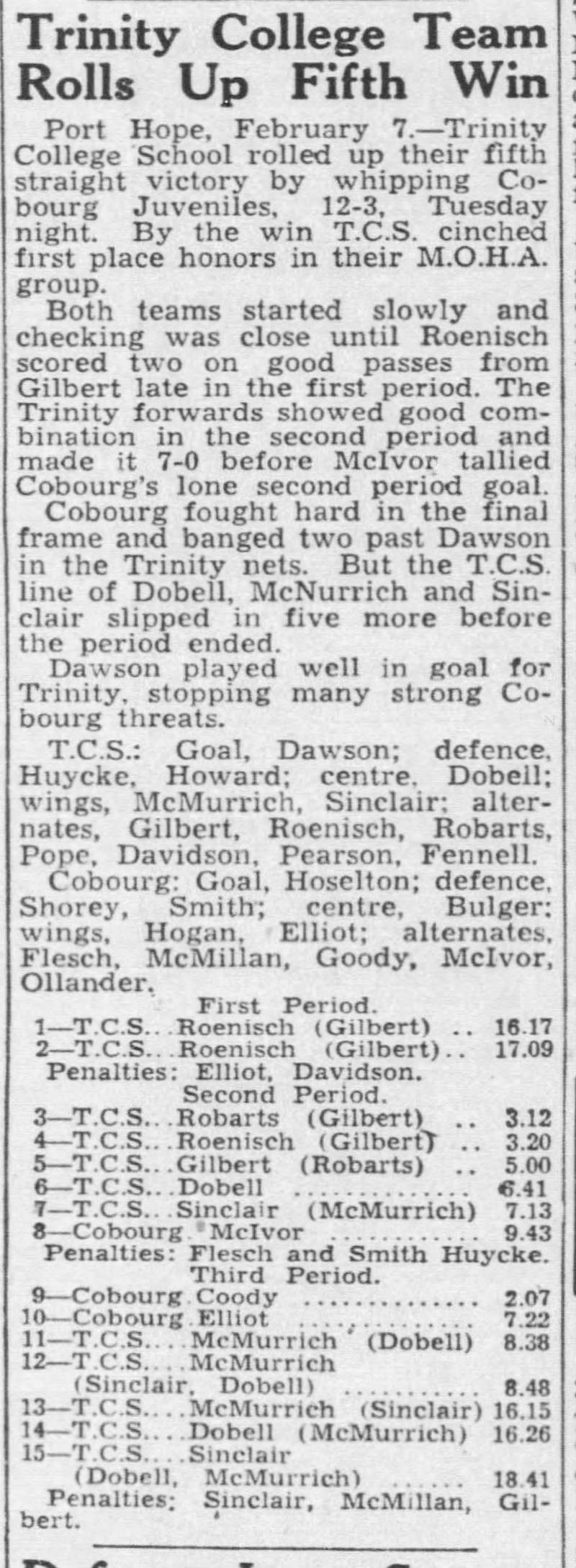1945-02-08 Hockey - Juveniles - Montreal_Gazette