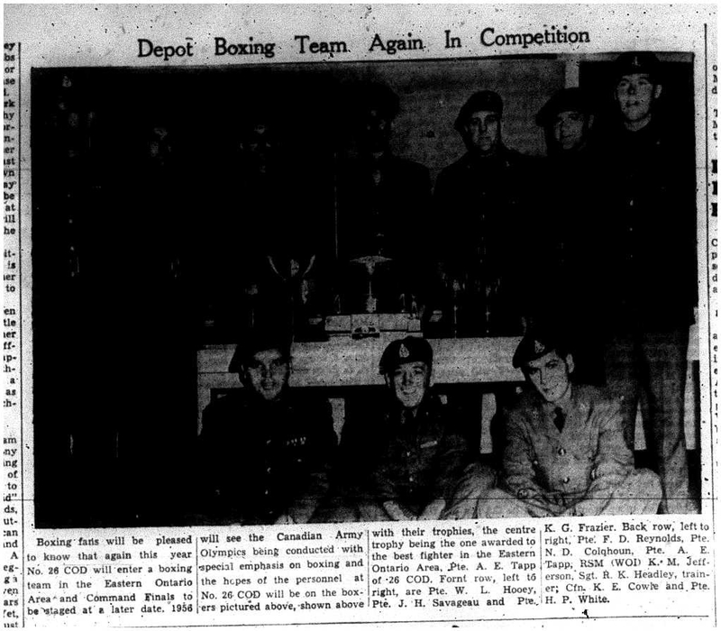 1955-09-22 Boxing -Depot team