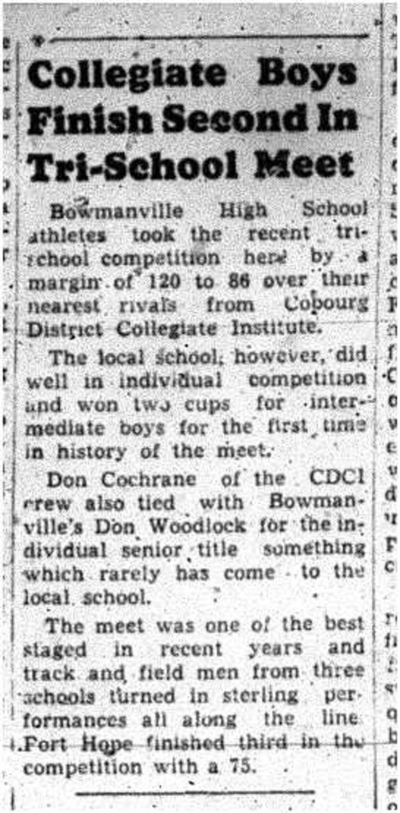 1955-10-20 School -CDCI in Tri-school meet