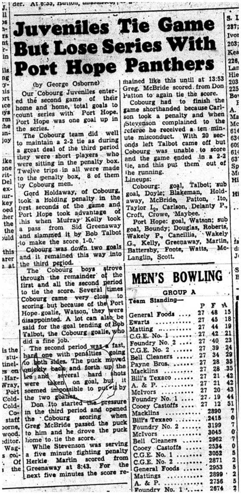 1956-02-16 Hockey -Juveniles lose League finals to PH
