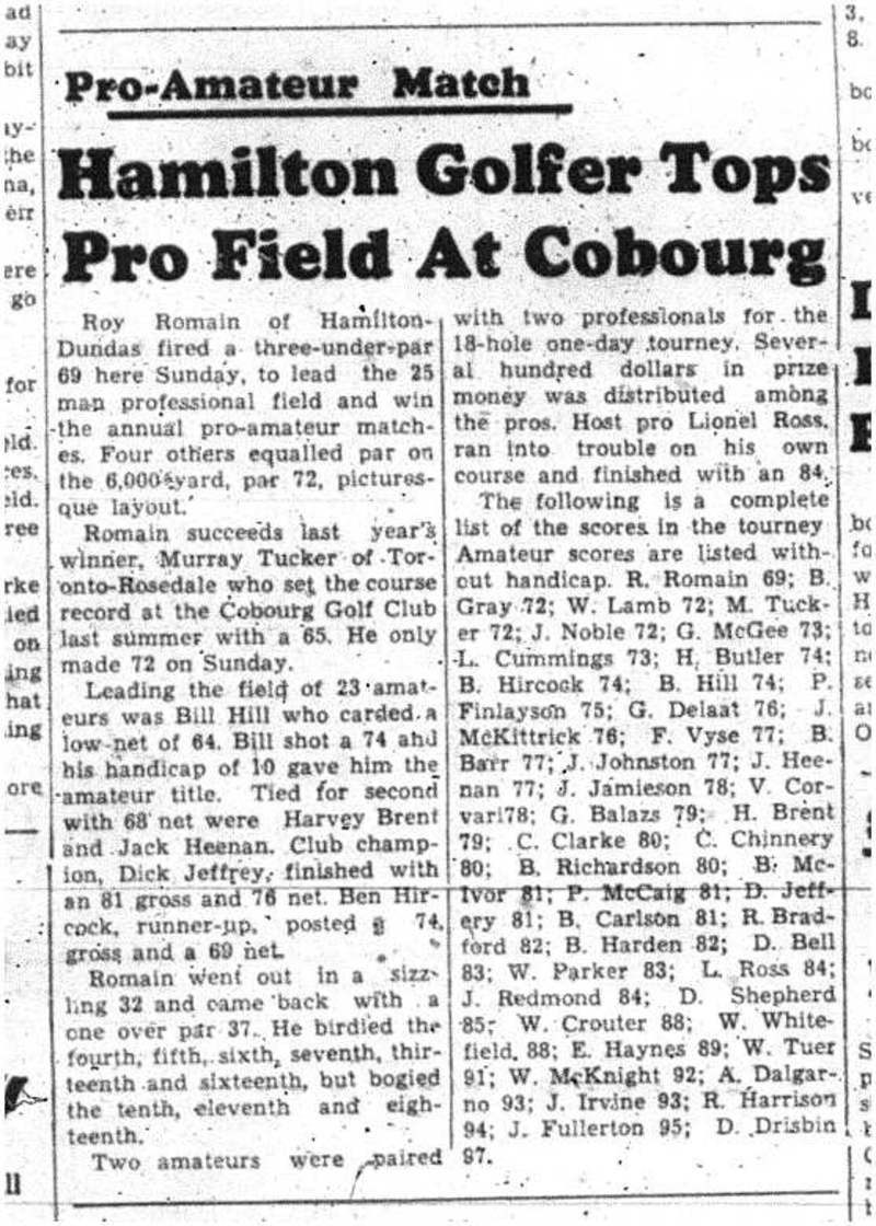 1957-08-15 Golf -Pro-Amateur matches