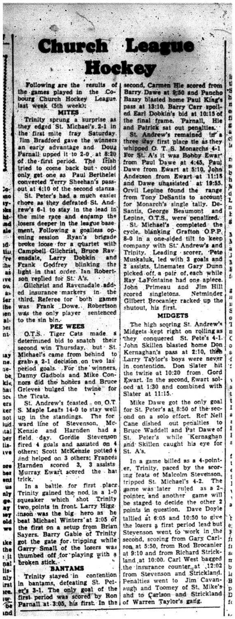 1957-12-19 Hockey -CCHL game results