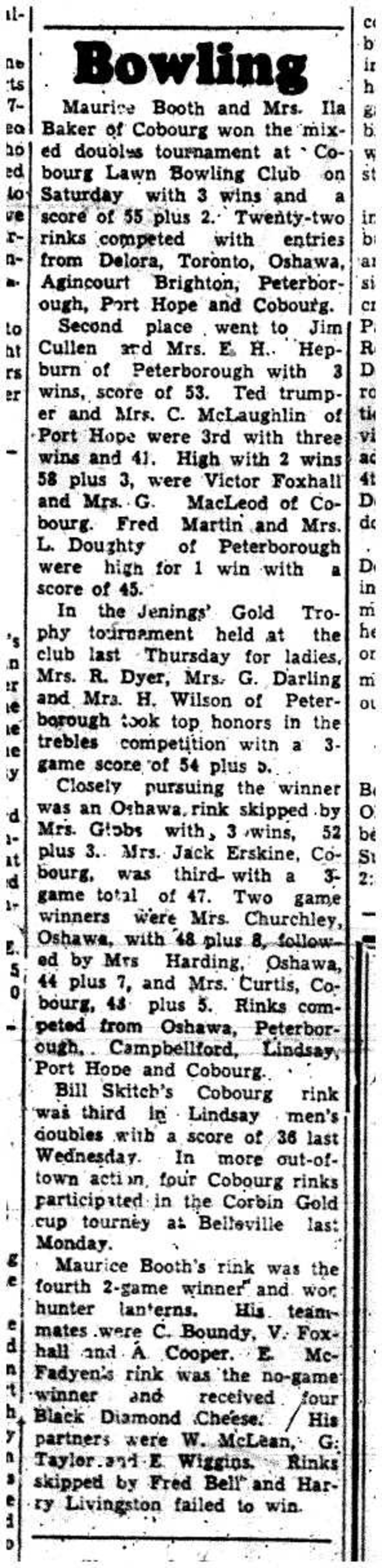 1958-08-16 Lawn Bowling -Tourney